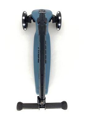Scoot & Ride, Highwaykick 3 LED, hulajnoga składana ze świecącymi kółkami, Steel