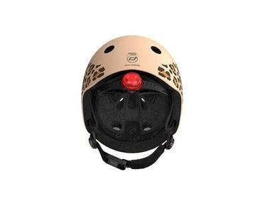 Scoot & Ride, kask dla dzieci, rozmiar XXS-S, 1-5 lat, Leopard