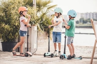 Scoot & Ride, kask S-M dla dzieci, Kiwi