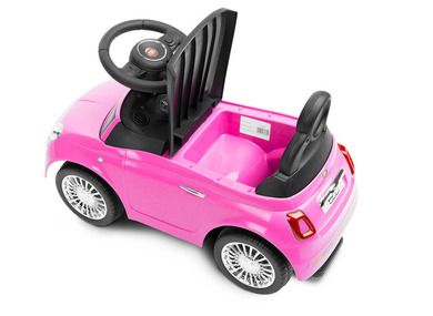 Toyz, Fiat 500, jeździk, pink