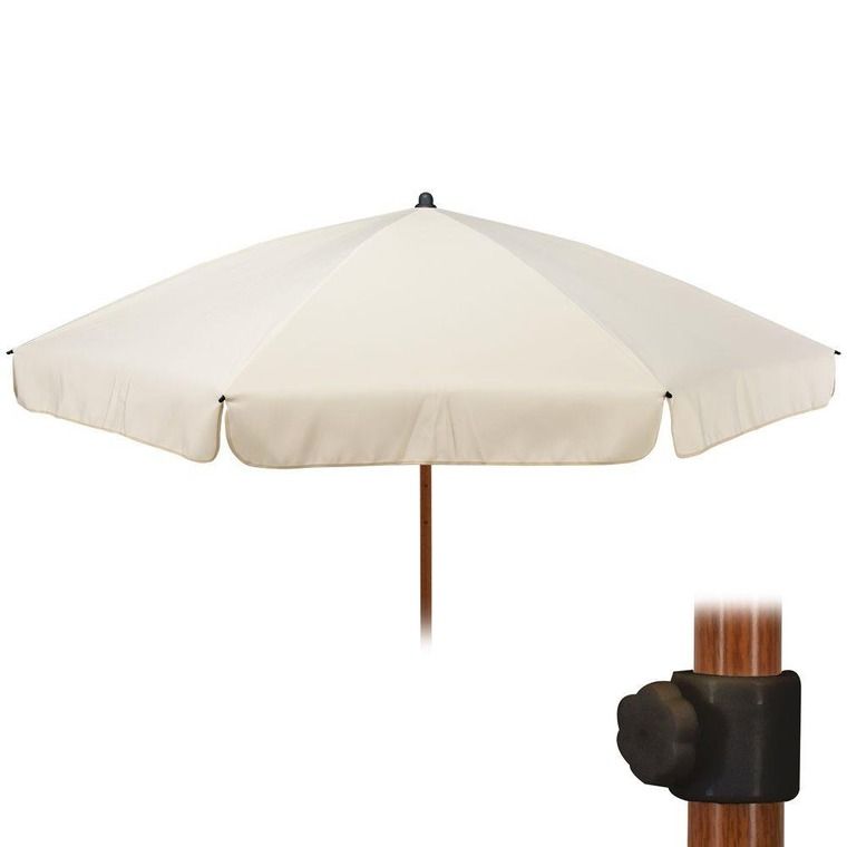 Aardewerk Bourgeon Kwaadaardig Ambiance, regulowany parasol, 200 cm, kremowy - smyk.com