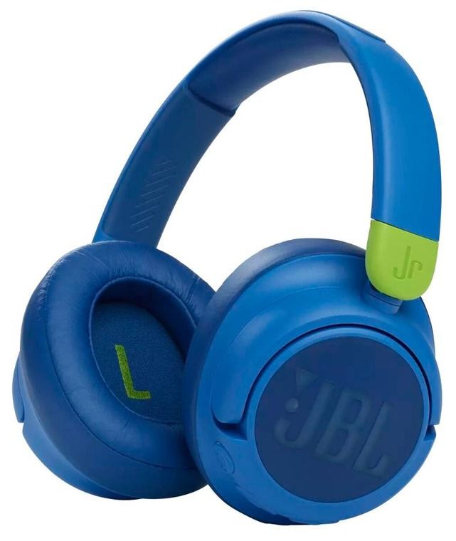 JBL, słuchawki nauszne, bluetooth, dla dzieci, niebieskie, Jr460nc smyk.com