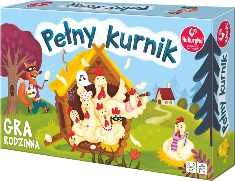 Kukuryku, Pełny kurnik, gra familijna 