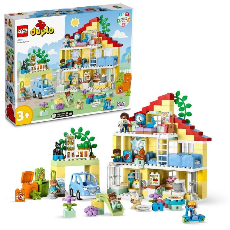 LEGO DUPLO, Town Dom rodzinny 3 w 1, 10994