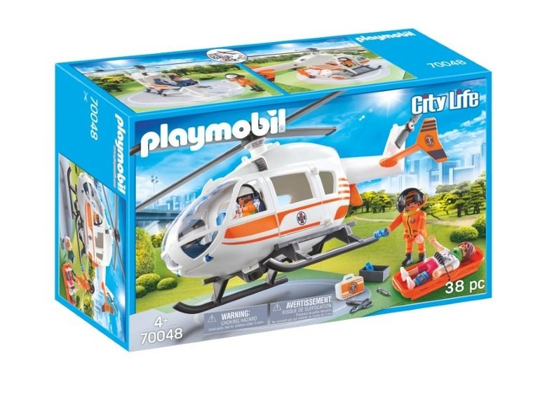 Playmobil, City Life, Helikopter 70048 - smyk.com