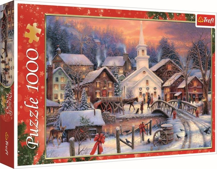 Trefl, Białe Święta, puzzle, 1000 elementów