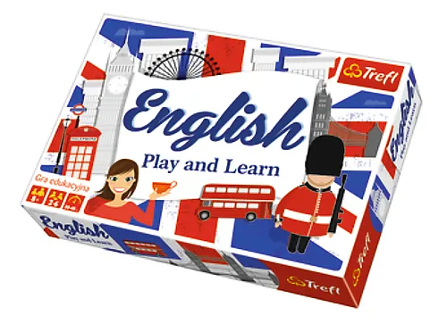 Trefl, English, Play and Learn, gra edukacyjna