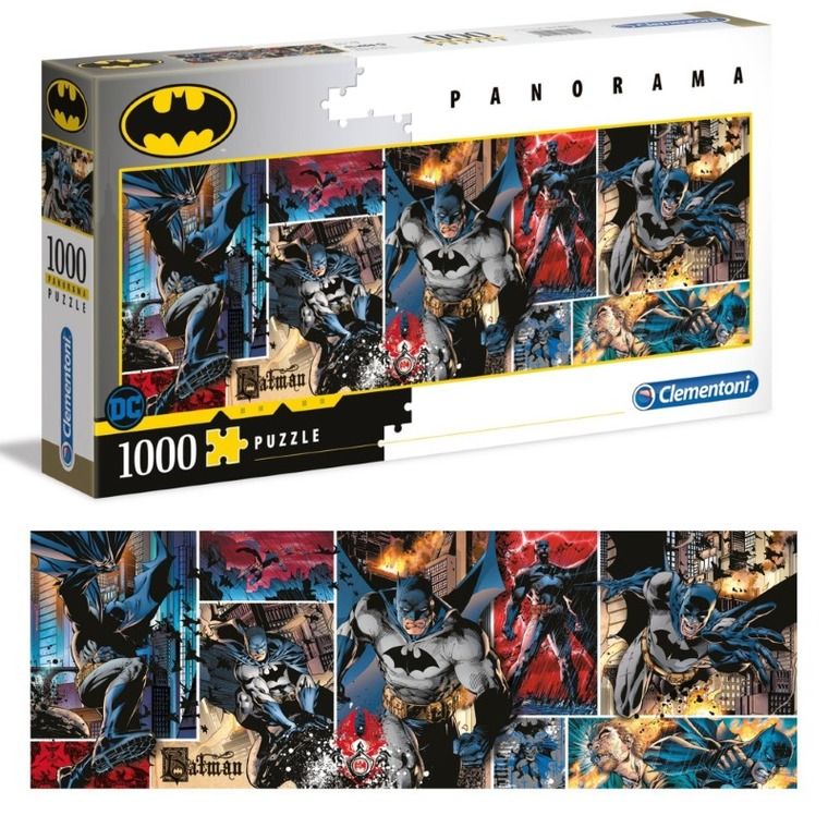 Clementoni, Batman, puzzle panorama, 1000 elementów 