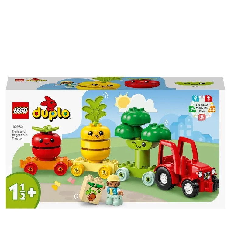 LEGO DUPLO, Traktor z warzywami i owocami, 10982