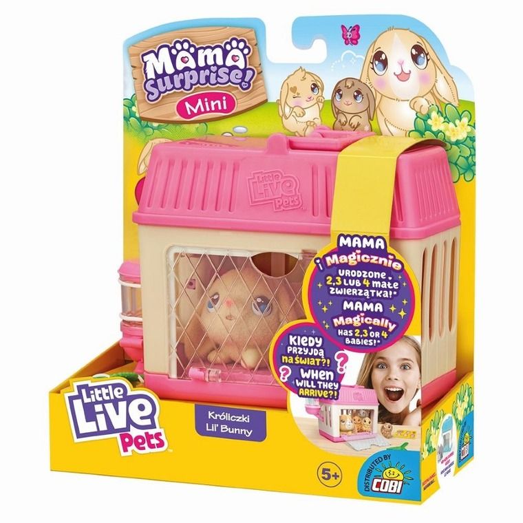 Mama Surprise! Mini - Myszki - Zabawki Little Live Pets: interaktywne  zabawki dla dzieci - Sklep z zabawkami