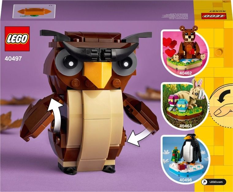 LEGO, Halloweenowa sowa, - smyk.com