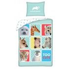 Animal Planet, set lenjerie de pat single, 140-200 cm + 70-90 cm