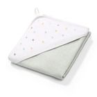 BabyOno, Picaturi, prosop de baie cu gluga, frotte, 100-100 cm