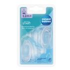 Canpol babies, EasyStart, tetina din silicon, curgere rapida, gat larg, 2 buc.