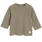 Cool Club, Bluza cu maneca lunga pentru baieti, kaki, imprimeu ursulet