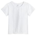 Cool Club, Bluza cu maneca scurta pentru fete, alb, imprimeu flori