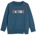 Cool Club, Bluza pentru baieti, turcoaz, imprimeu Nature