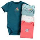 Cool Club, Body cu maneca scurta pentru fete, mix de culori, set 5 buc.