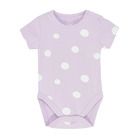 Cool Club, Body cu maneca scurta pentru fete, mov, cu buline