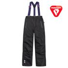 Cool Club, Pantaloni de schi cu bretele pentru fete, negru-violet