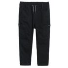 Cool Club, Pantaloni din material textil cu buzunare pentru baieti, negru