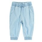 Cool Club, Pantaloni din material textil pentru fete, albastru, cu fundita