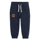 Cool Club, Pantaloni trening pentru baieti, bleumarin, imprimeu mistret