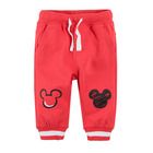 Cool Club, Pantaloni trening pentru baieti, rosu, imprimeu Mickey Mouse