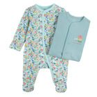 Cool Club, Pijama tip salopeta pentru fete, mix de culori, set 2 buc.