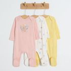 Cool Club, Pijama tip salopeta pentru fete, mix de culori, set 3 buc.