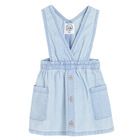 Cool Club, Sarafan pentru fete, denim, cu nasturi