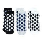 Cool Club, Sosete pentru baieti, mix de culori, imprimeu fotbal, set 3 buc.