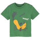 Cool Club, Tricou pentru baieti, verde, imprimeu catel
