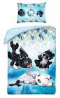 How To Train Your Dragon, set lenjerie de pat single, 100-135 cm + 40-60 cm