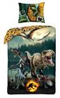 Jurassic World Dominium, set lenjerie de pat single, 140-200 cm