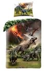 Jurassic World, set lenjerie de pat single, 140-200 cm + 70-90 cm