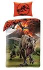 Jurassic World, set lenjerie de pat single, 140-200 cm + 70-90 cm
