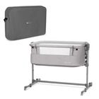 Kinderkraft, Neste Up, patut atasabil (co-sleeper) 3in1, gri