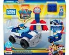 Mega Bloks, Paw Patrol, Chase, masina si figurina, set de constructie, 31 piese