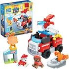 Mega Bloks, Paw Patrol, Marshall, masina si figurina, set de constructie, 34 piese