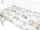 MimiNu, Safari Natural, cearceaf din bumbac cu elastic, 60-120 cm