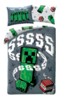 Minecraft, set lenjerie de pat single, 140-200 cm