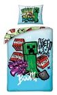 Minecraft, set lenjerie de pat single, 140-200 cm