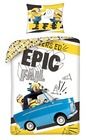 Minions, set lenjerie de pat single, 140-200 cm + 70-90 cm