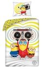 Minions, set lenjerie de pat single, 140-200 cm
