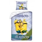 Minions, set lenjerie de pat single, 140-200 cm