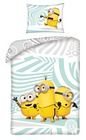 Minions, set lenjerie de pat single, 140-200 cm