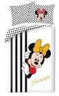 Minnie Mouse, set lenjerie de pat single, 140-200 cm + 70-90 cm