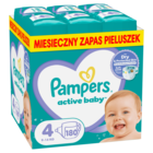 Pampers Active Baby, scutece marimea 4, 9-14 kg, 180 buc.