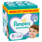 Pampers Active Baby, scutece marimea 6, 13-18 kg, 128 buc.